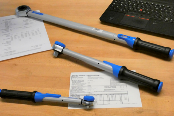 Prü­fung Drehmomentwerkzeuge